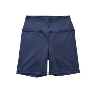 Yogalicious Lux Everyday 7” High Rise Navy Blue Stretchy Bike Shorts Size XL